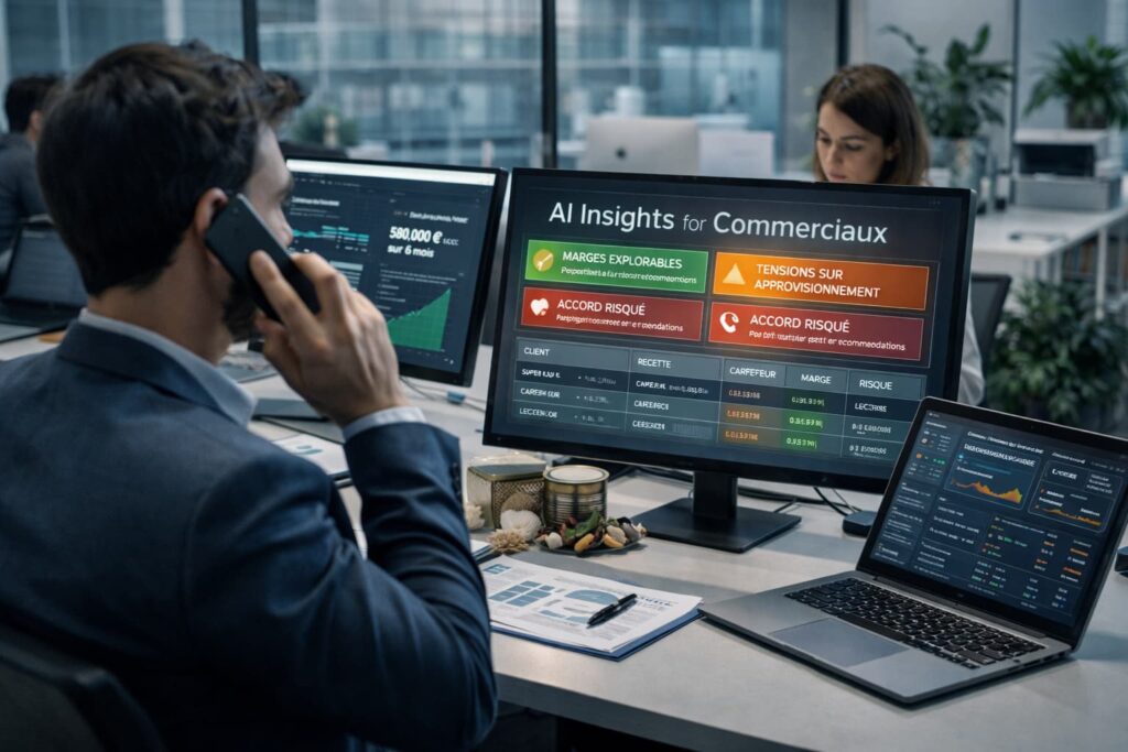Insights commerciaux générés par l'intelligence artificielle