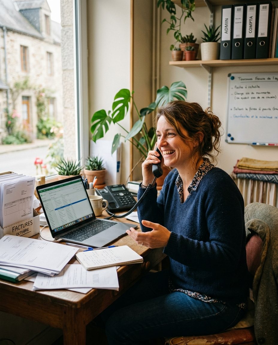 Secrétariat de TPE libéré par l'automatisation IA